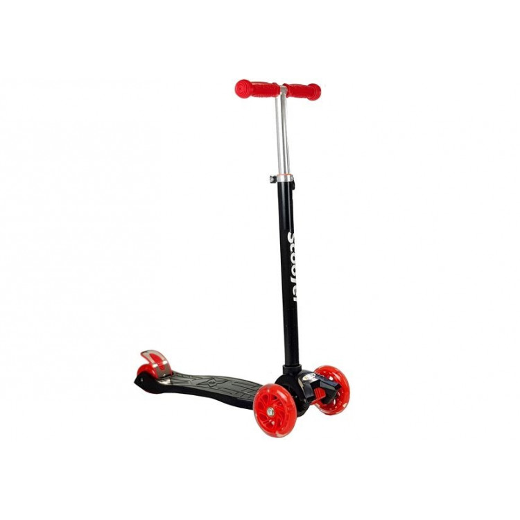 Detská kolobežka Balance Scooter model 913 čierny-červené kolieska